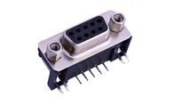 9 Material PIN D-SUB des Sockel-90 Grad-250V der Nennspannungs-PBT für Signalschnittstelle