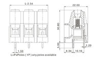 Neigungs-Klemmleiste-Verbindungsstück der Energie-20-6AWG des Verteiler-/CET10 12.7mm