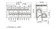 Doppelreihen-Sperren-Verteiler-Verbindungsstück 2*10P BAD produzierte durch automatische Arbeitslinien