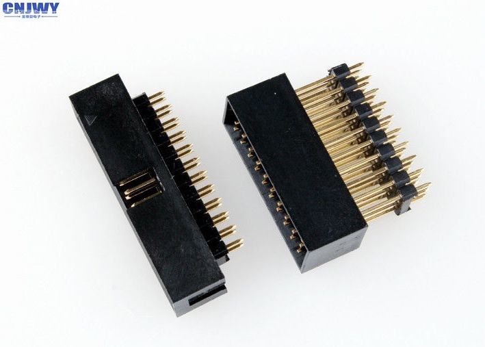2.54mm Neigungs-Brett zu den Kabel-Verbindungsstücken, männliche Pinnwand, zum des Verbindungsstücks zu verdrahten