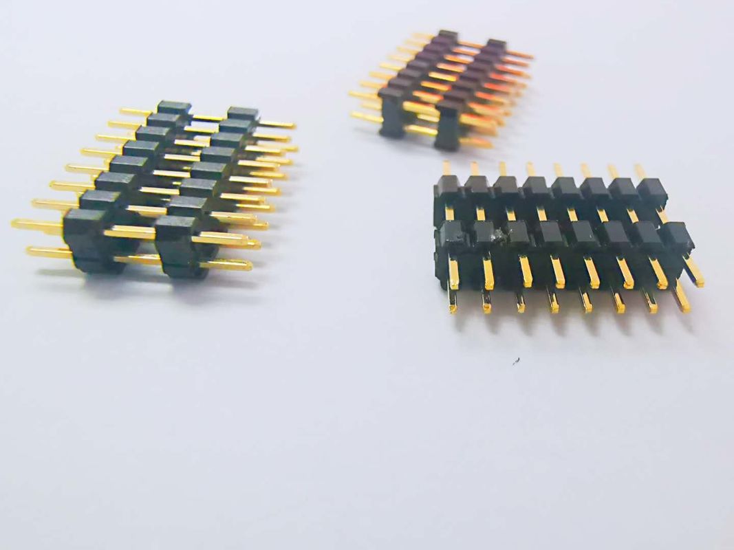 2.00mm männlicher Pin 10 Pin Header Connector Dual Row mit Kappen-Spulen-Verpackung