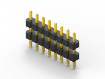 10 Pins 2,54 mm Pitch Männlicher Pin Header Stecker Kontaktwiderstand 20mΩ Max