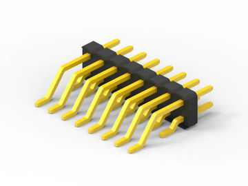 2.54mm Pitch Press Fit PCB-Anschluss, Zwei-Reihe-Elektrische Jumper-Pin-Kopf