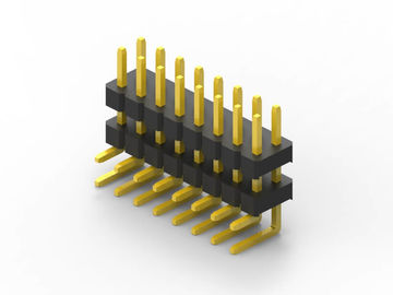 2 Pins bis 100 Pins Leiterplatten-Pin-Anschlüsse, doppelter Kunststoff 2,54 mm Pin-Anschluss