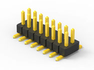 12 Pin-Doppelreihe männliche Neigungs-Längen-Kundenbezogenheit des Pin-Titel-Verbindungsstück-1.0mm