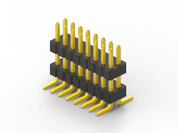 Dual Row SMT Männlicher Pin Header Connector 1.0 Pitch mit Kappe Widerstand Spannung 500V
