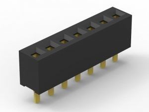 Einzelreihe weibliche PCB-Schaltplattenanschlüsse, 1 - 50 PIN-Zeichen-Schaltplattenanschlüsse