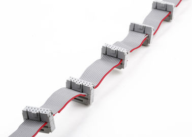 FCC 16 Pins Flat Ribbon Kabelmontage mit 2,54 mm IDC Steckdose RoHS Material