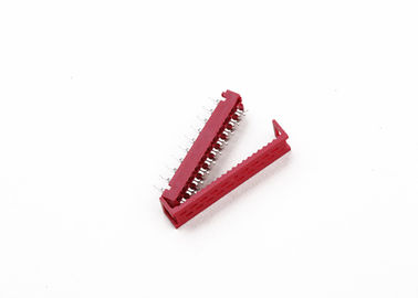 Rote 12-Stift-Band-Kabelverbindung, Flach-Band-Kabelverbindungen PBT-Material