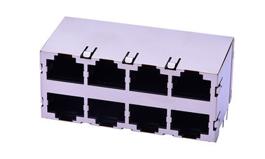Doppelschicht RJ45 Netzwerkanschluss Steckdose 8 Port 8p8c 90 Grad