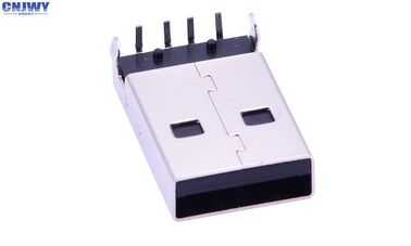 4 Pins PCBA Männlich Micro USB Eingangsausgangsteilnehmer Kunststoff 100V Spannungswiderstand