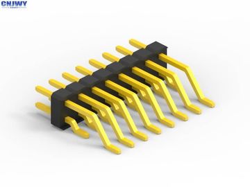 2.54mm Pitch Press Fit PCB-Anschluss, Zwei-Reihe-Elektrische Jumper-Pin-Kopf