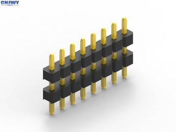 10 Pins 2,54 mm Pitch Männlicher Pin Header Stecker Kontaktwiderstand 20mΩ Max