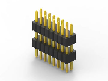 Universal 1,27 Pitch Pin Header, Quadrat 40 Pin Header Stecker 500 V Widerstandsspannung