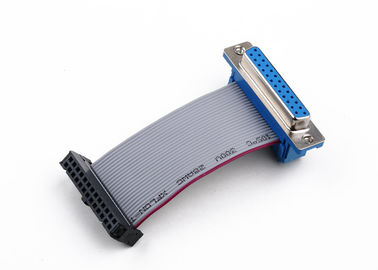 D Unter 15 Wege Weibliches 14 Pin Bandkabel, benutzerdefiniertes 2mm Pitch Festplatten-Datenkabel