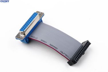 D Unter 15 Wege Weibliches 14 Pin Bandkabel, benutzerdefiniertes 2mm Pitch Festplatten-Datenkabel