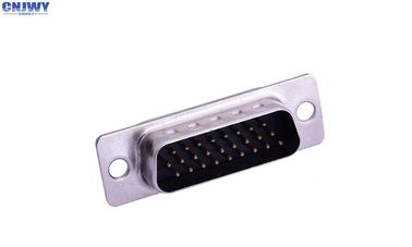 Drei Reihe Db 26 Pin Connector, 180 Grad D Sub Männlicher Connector Kupferlegierung