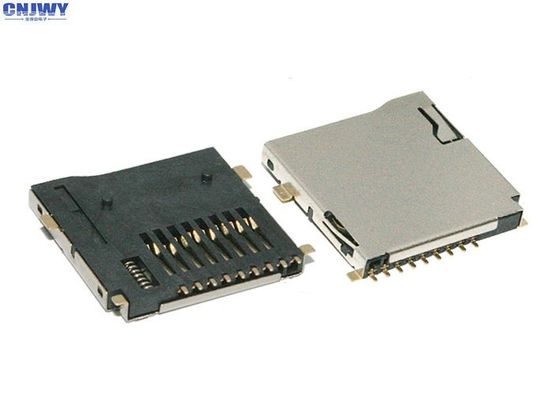 TF Außenschweiß Micro SD Card ConnectorHolder 9 PIN Vier Fuß Selbstschalen Typ