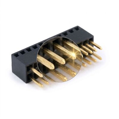 2,54 mm Rastermaß, Hochstrom-5-A-Doppelkontakt-Buchsenleiste, Power-PCB-Buchse