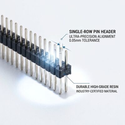 Oberflächenmontage Einzelreihe Stiftleistenstecker 2,54 mm Rastermaß SMT-Leiterplattenmontage