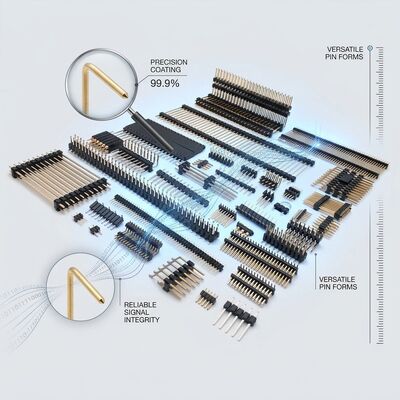 Zwei-Reihe-Rechtswinkel-Mann-Pin-Header-Anschluss 2,54mm-Kürze 90 Grad-PCB 80-Pin-Durch-Loch